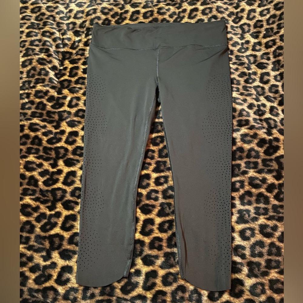 Athleta laser cut compression tights